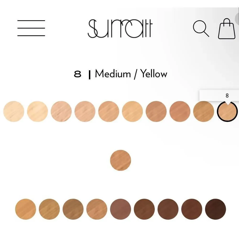 Surratt Beauty NIB Surreal Skin Foundation Wand in 8 (Medium/Yellow)